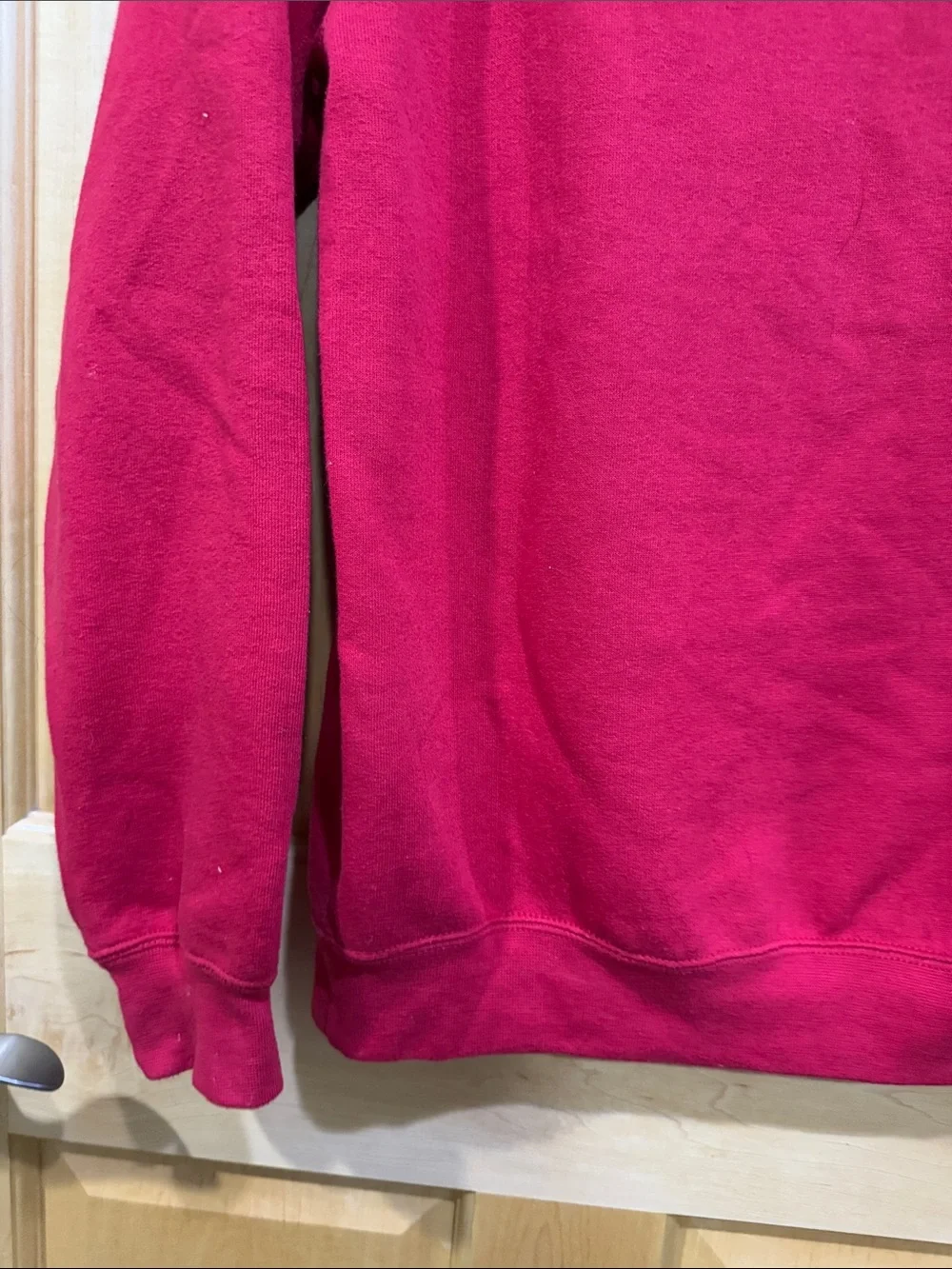 New Supreme Red Crewneck Sweatshirt with White Switzerland Cross size S